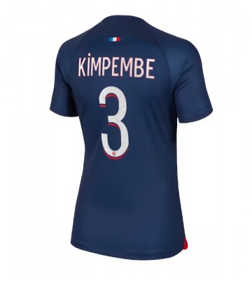 Maillot de foot Paris Saint-Germain Presnel Kimpembe #3 Domicile Femmes 2023-24 Manches Courte